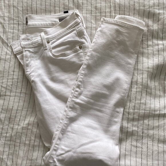 Worn Once Citizens of Humanity Mid-Rise Rocket Crop Skinny Jeans - Picture 2 of 5